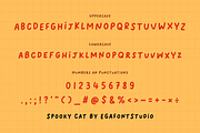 Spooky Cat | Handwritten Font, a Handwritten Font by EGAFontStudio (Thumbnail 7 of 7)