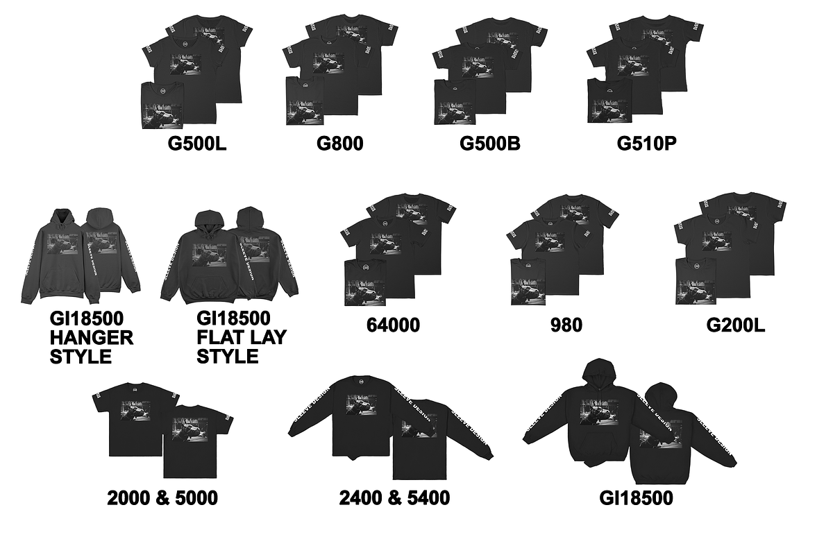 Gildan Apparel Mockup Bundle, a Shirt Mockup by Infinity Mockups (Photo 2 of 7)