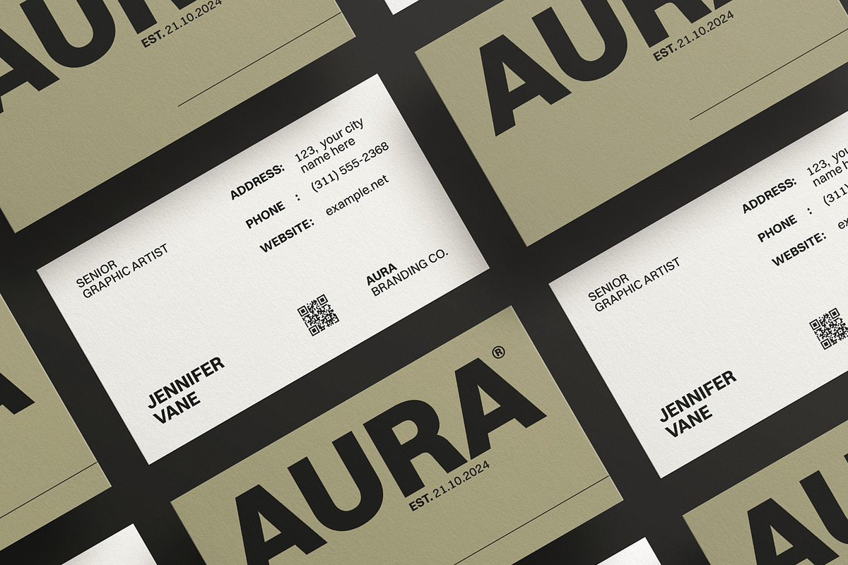 Elegant Business Card Template, a Business Card Template by ArtisanaAura (Photo 7 of 11)