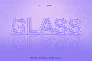Glass Text Effect, a Graphic by wavebreak