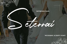 Seterrai-Wedding font