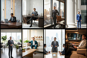 40 AI Business Man Photo Prompts, a Business Photo by Selenique Studio (Thumbnail 11 of 13)
