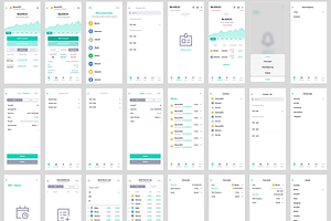 CaCoin - Crypto Market App Design UI