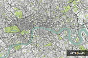 London Map – Regular, an Illustration by MetroMaps (Thumbnail 3 of 3)