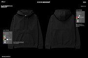 Regular Hoodie Mockup, a Hoody Mockup by Irhasalfahad (Thumbnail 2 of 3)