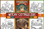 Witchy Cottagecore Aesthetic, a Seasonal Illustration by Ink Gallery (Thumbnail 1 of 4)