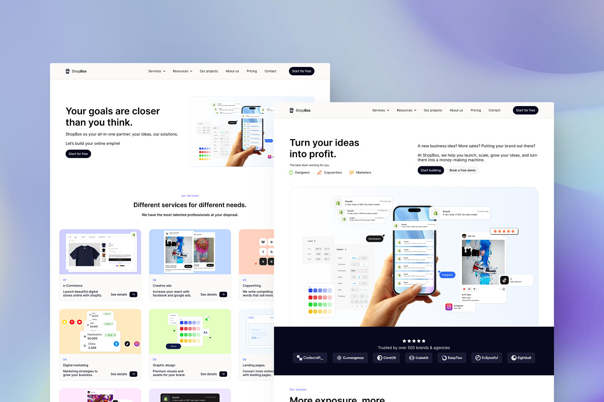 AgencyBox - Agency Framer template, a Templates & Theme by Quickfold (Photo 1 of 4)