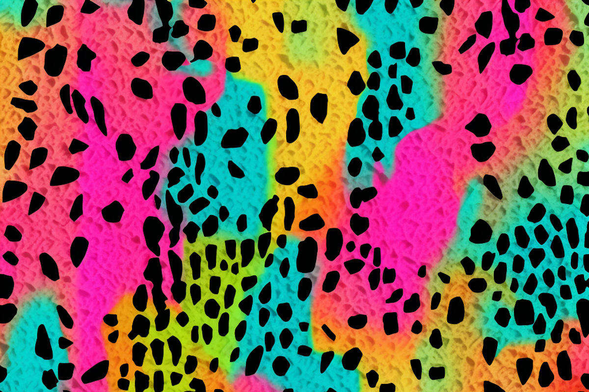 Neon Leopard Skin, a Pattern Graphic by Printable Treasure (Photo 4 of 7)