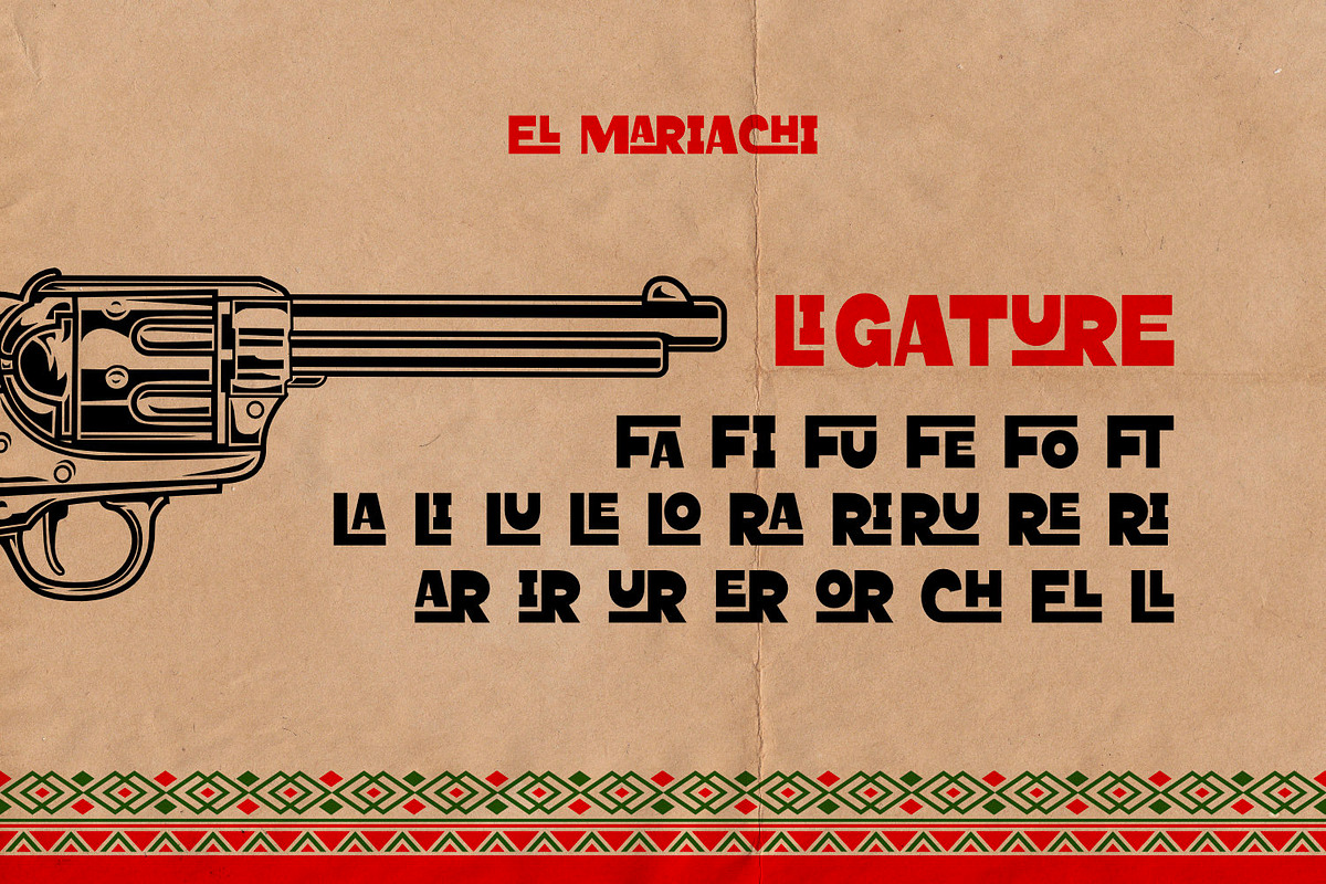 El Mariachi - Libre Type, a Sans Serif Font by ikiiko (Photo 7 of 8)