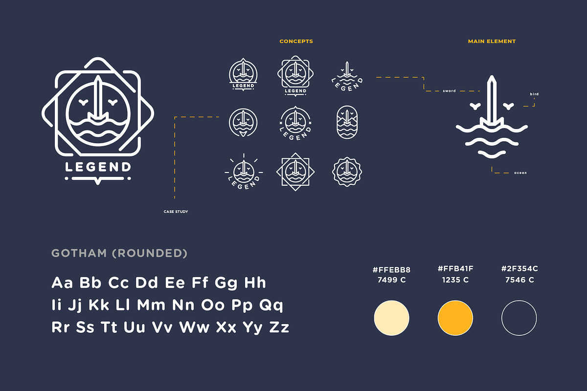 Legend Logo Bundle, an Illustration by The Monoline Guy (Photo 2 of 4)