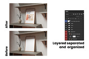 Interior Art Frame Mockup, an Advertising Mockup by My Code Std (Thumbnail 6 of 6)