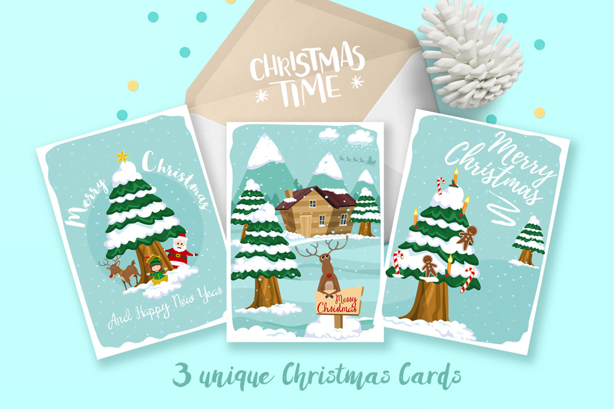 Christmas Cards, a Card Template by land art (Photo 1 of 7)