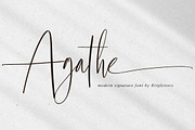 Agathe Handwritten Script, a Handwritten Font by etigletters (Thumbnail 1 of 9)