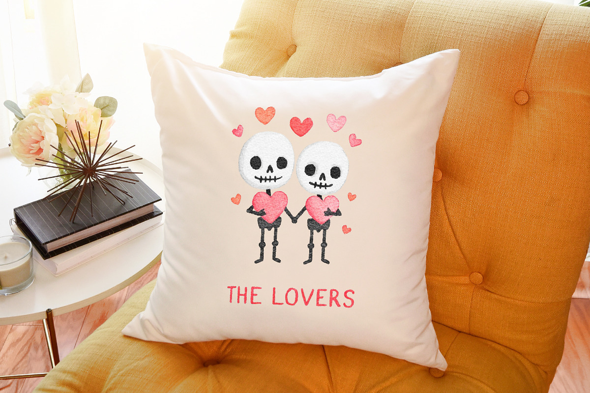 Spooky Gothic Valentine's Day Bundle, an Illustration by Sublimation Artist (Photo 6 of 6)