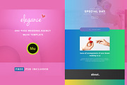 Elegance - Wedding Agency Template, a HTML Template by WellMadePixel (Thumbnail 1 of 5)