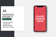 Animated iPhone 11 Mockups, an iPhone Mockup by Modern Studio (Thumbnail 1 of 4)