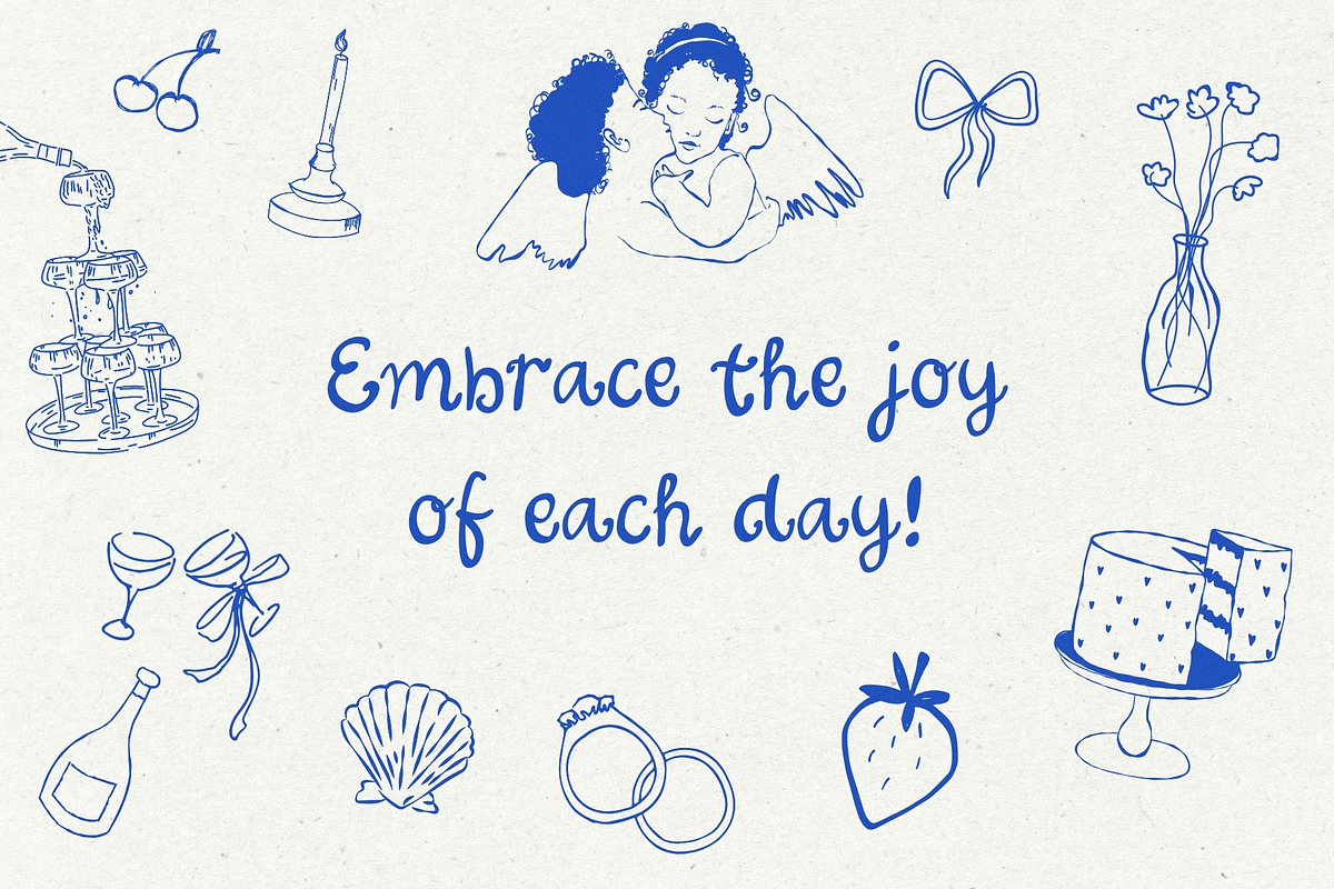 Whimsy Stroke: Cute Handwritten Font, a Handwritten Font by lerinartstudio (Photo 11 of 11)