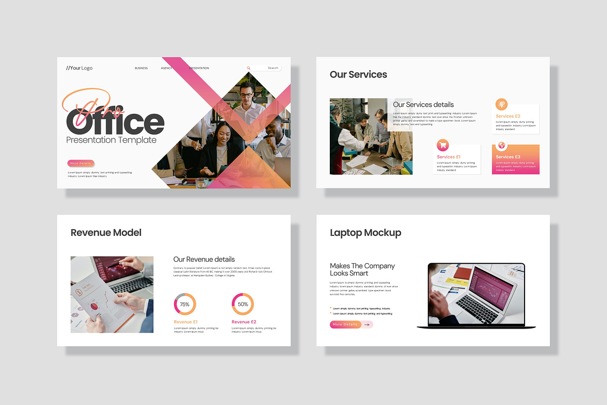 Office Pro Presentation Template, a Presentation Template by evgenystudio (Photo 5 of 8)