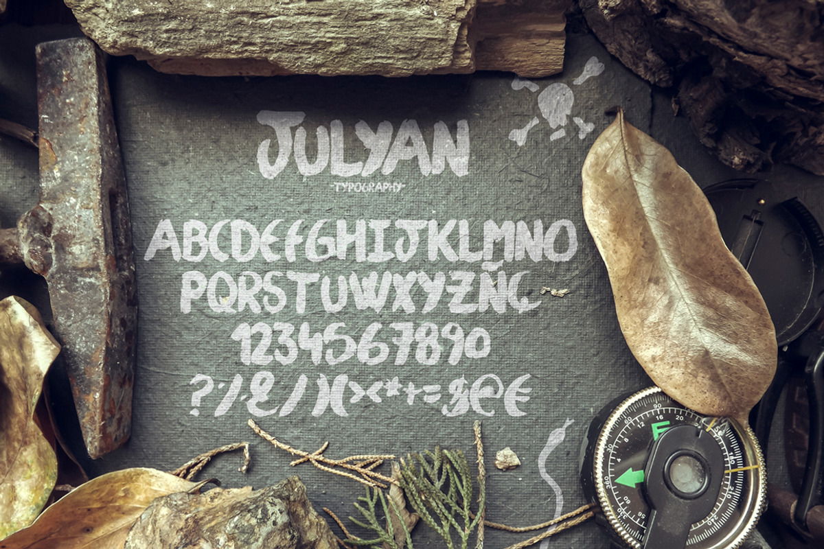 Julyan Typeface + Extras preview 2