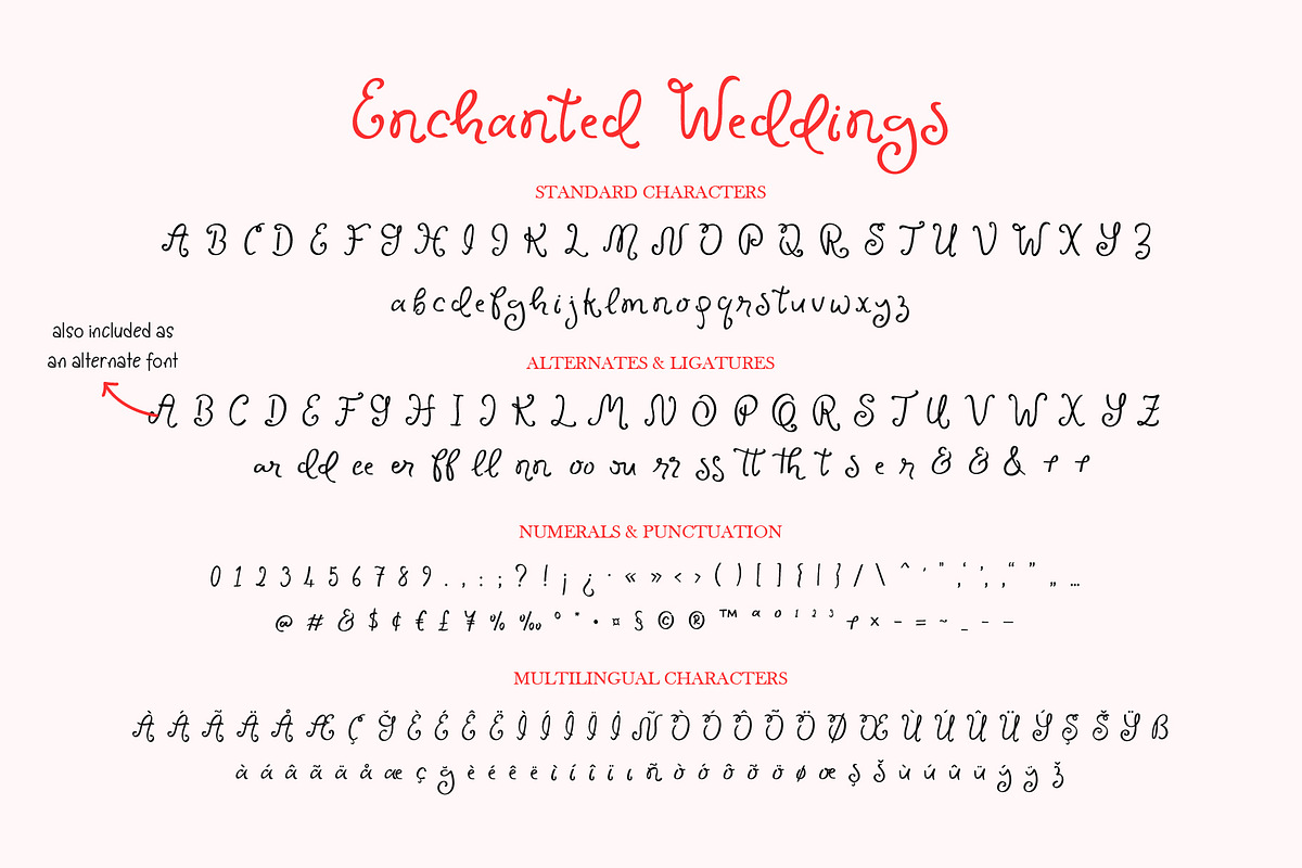 Enchanted Weddings Playful Script, a Handwritten Font by Kaya Fonts (Photo 32 of 33)