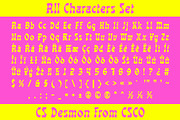 CS Desmon – Reverse Contrast Font, a Sans Serif Font by Craft Supply Co. (Thumbnail 8 of 8)