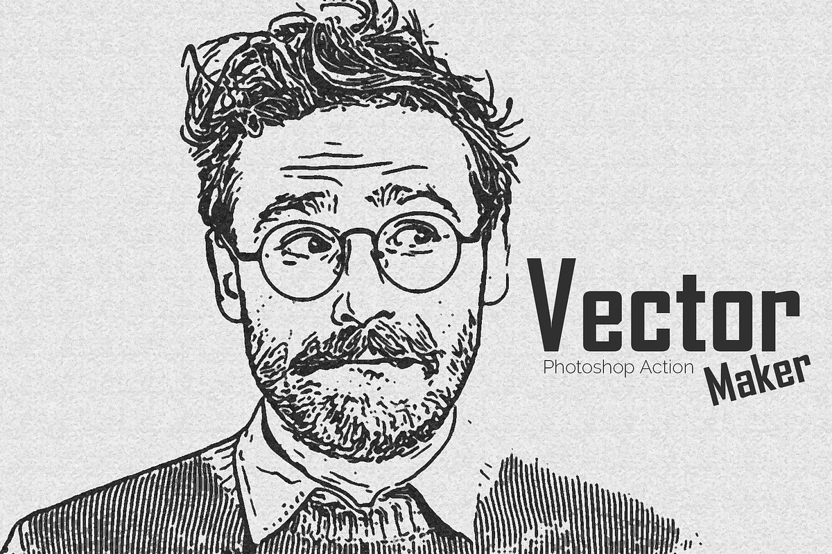 Vector Maker Photoshop Action, an Action Add-On by DesignCave (Photo 1 of 5)