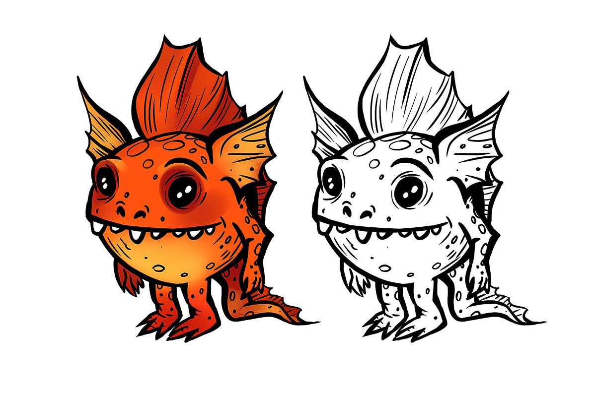 Joyful & Scary Monsters, an Illustration by NadyaKo (Photo 6 of 13)