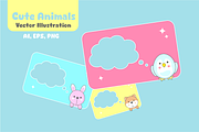 Cute Animals vector illustration, an Object Graphic by VL Shop (Thumbnail 3 of 3)