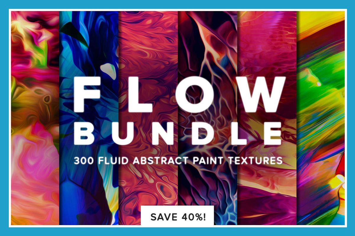 Flow Bundle—300 fluid paint textures, a Texture Graphic by Chroma Supply (Photo 1 of 34)