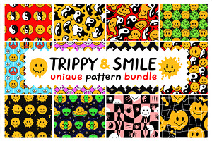 Psychedelic Trippy Pattern Bundle