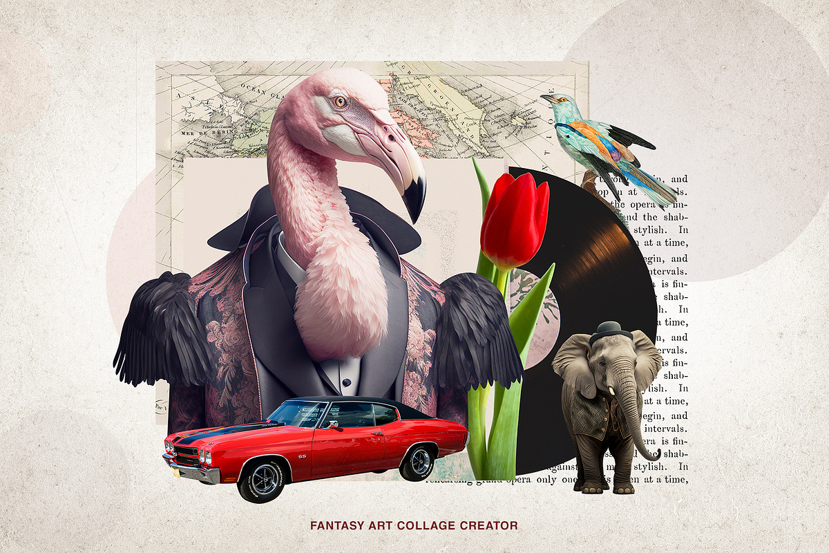 SALE! Fantasy Art Collage Creator, an Object Graphic by SNIPESCIENTIST (Photo 26 of 27)