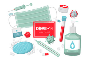 Virus disease survival kit