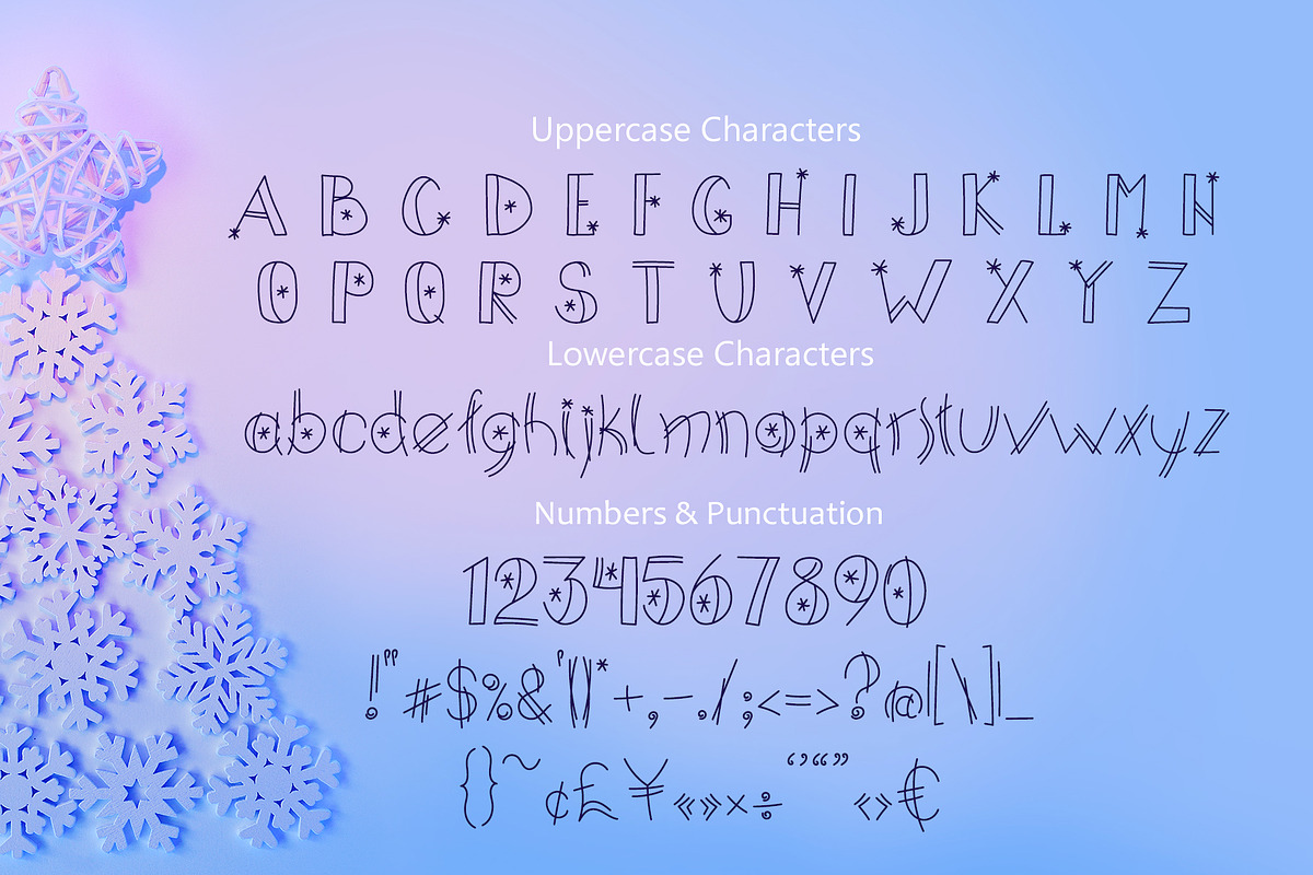 Happy Xmas Hand Drawn Font preview 4