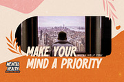 Mental Health -  Rough Display Brush, a Font by Gassstype (Thumbnail 2 of 8)
