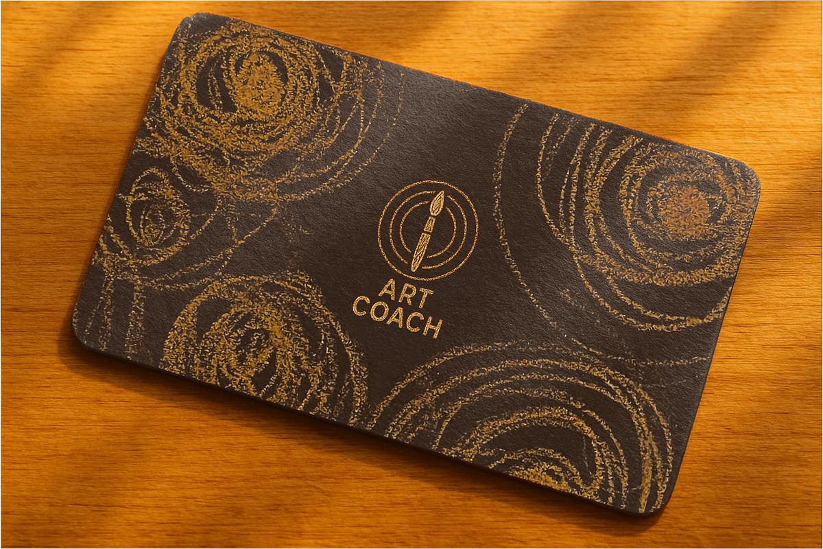 Therapeutic Art Coach Business Card, a Business Card Template by Trot (Photo 1 of 2)