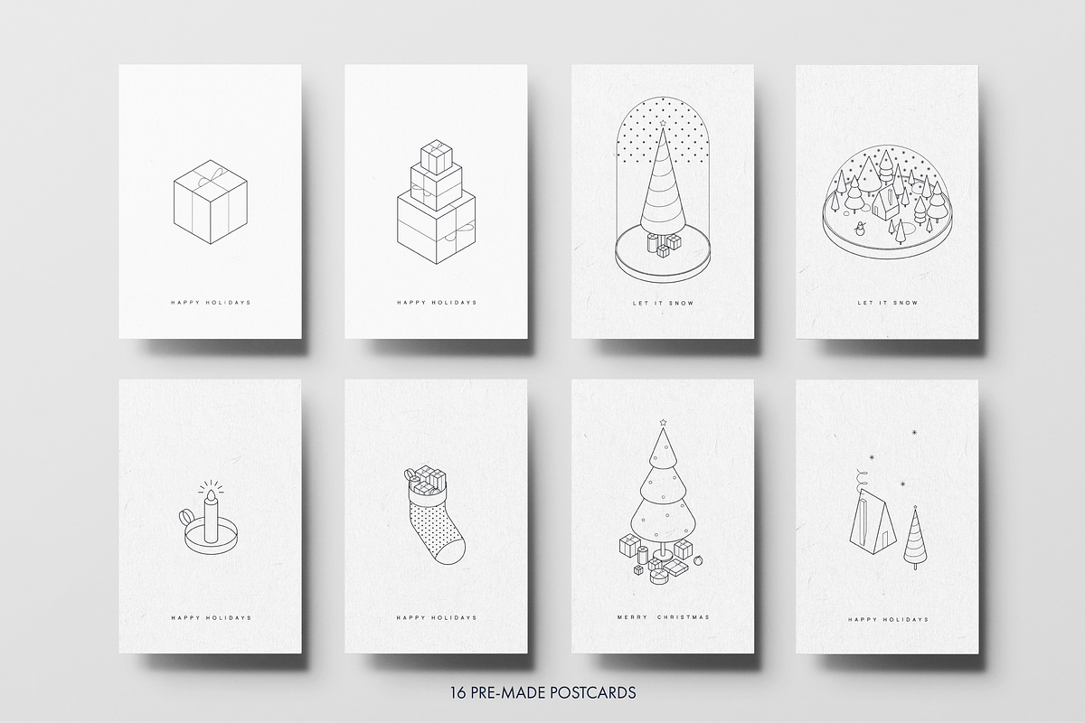 LIGHT MINIMAL CHRISTMAS, an Object Graphic by ME_COLLAGE (Photo 4 of 13)