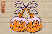 Halloween Pumpkin Bow Laser Cut SVG, an Object Graphic by Canvas Craft (Thumbnail 1 of 3)