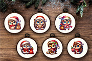 *Cute Christmas hedgehog. T-Shirt, an Animal Illustration by KENO Mascots (Thumbnail 5 of 8)