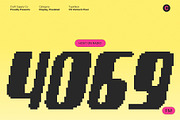CS Vontech Pixel, a Sans Serif Font by Craft Supply Co. (Thumbnail 3 of 8)