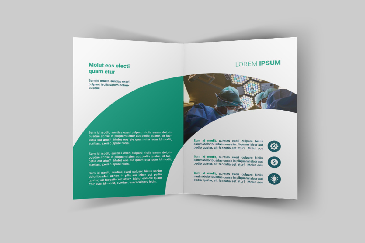 Medicine Bi-Fold Brochure, a Brochure Template by Creatricks (Photo 5 of 6)