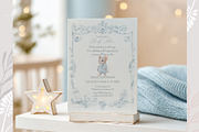 Baby Shower Baby Boy set, an Animal Illustration by AlenaVlasko stock Market (Thumbnail 3 of 9)