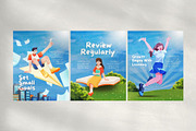 Study Tips Carousel Canva, a Social Media Template by Dstudio (Thumbnail 4 of 4)