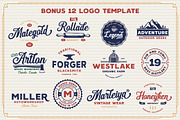 Hanleth vintage font duo, a Sans Serif Font by great19 (Thumbnail 7 of 15)