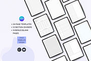Digital Notebook Planner Printable, a Templates & Theme by LumusStudio (Thumbnail 6 of 6)
