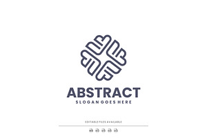 Line Art Abstract Logo Design, a Branding & Logo Template by Artnivora.Std