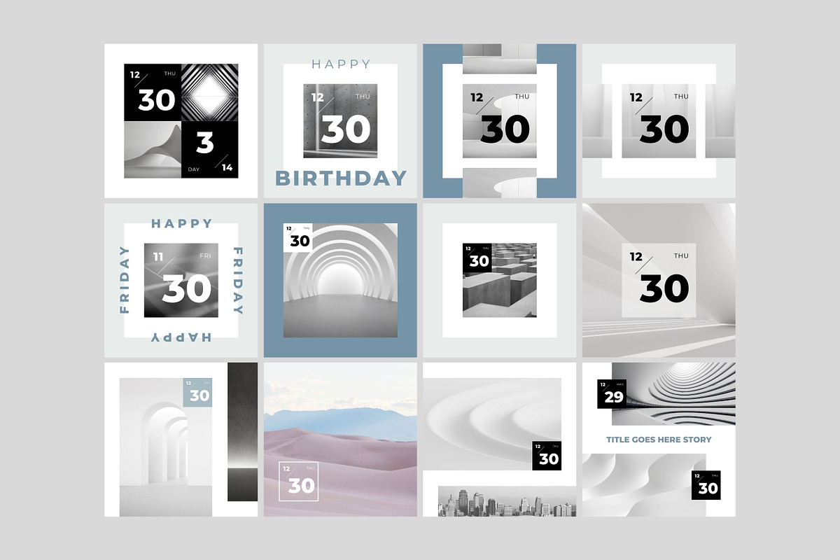 Instagram Template Canva Post Zen, a Social Media Template by Keikoya (Photo 7 of 12)