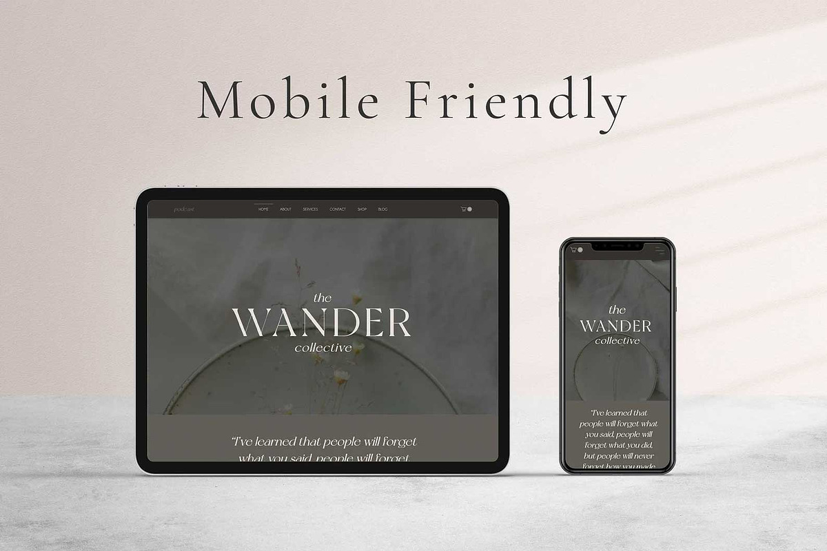 Wix Website Template - Wander Coach, a Wix Template by pinesandpearls (Photo 5 of 9)