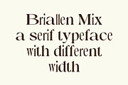 Briallen Mix, a Serif Font by Craft Supply Co. (Thumbnail 2 of 8)