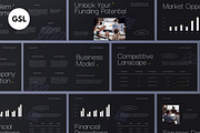 Gray Yellow Pitch Deck Google Slide, a Presentation Template by graphicook (Thumbnail 1 of 4)