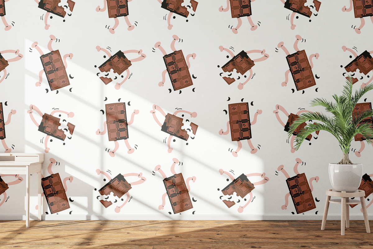 Choco Chocolate Seamless Patterns, a Pattern Graphic by lilovwishes (Photo 5 of 5)